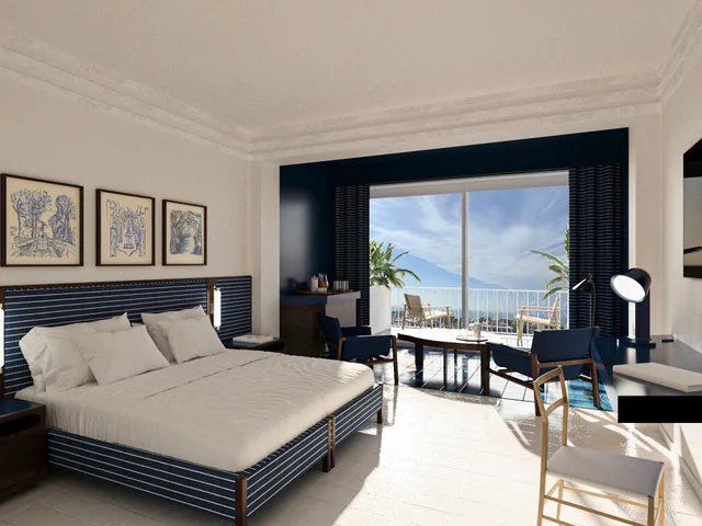جناح جونيور بإطلالة على البحر بشرفة، Grand Hotel Flora Sorrento 2/6