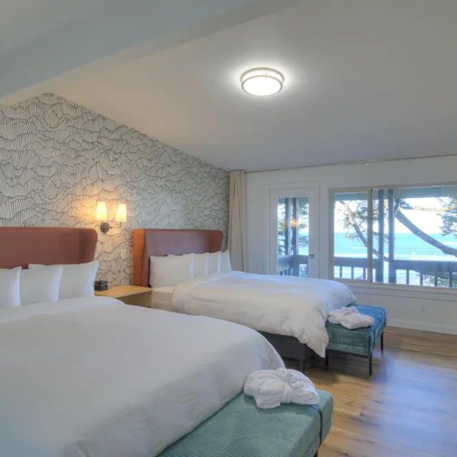 غرفة ديلوكس بسرير مزدوج بإطلالة على البحر، Ocean Crest Resort 2/4
