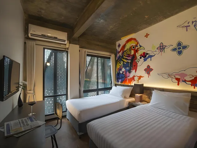 غرفة سوبيريور بسرير كينج بإطلالة على المدينة، Cacha Hotel 1/1