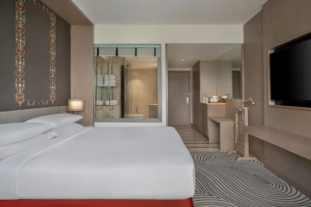 غرفة كلوب بسرير كينج بإطلالة على المدينة، Sheraton New Delhi 5/10