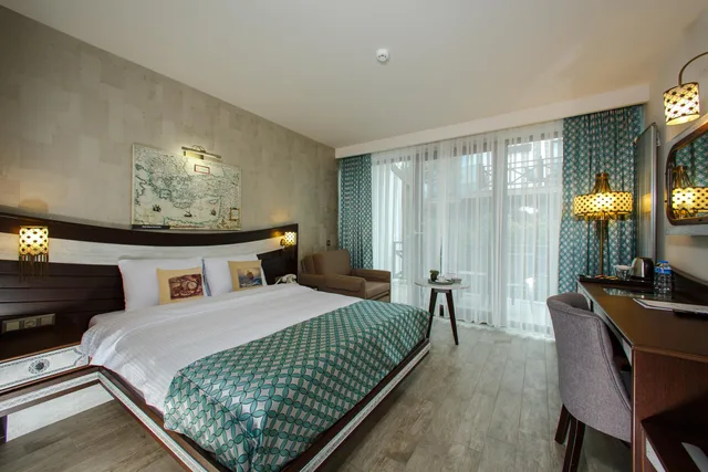 غرفة عائلية، Assos Barbarossa Hotel 2/3