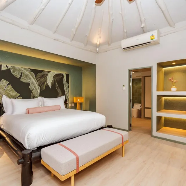 غرفة ديلوكس بسرير مزدوج أو سريرين منفصلين بإطلالة على الحديقة، Supatra Hua Hin Resort 5/10