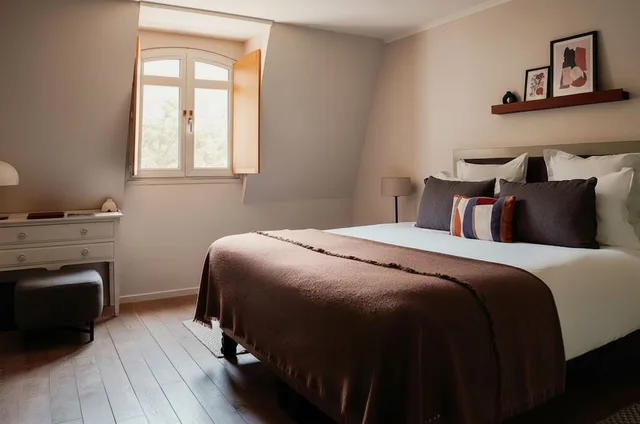 غرفة كومفورت بسرير كوين، Hostellerie Cedre and Spa Beaune 9/10