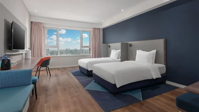 غرفة قياسية بسريرين منفصلين لذوي الإعاقة، Holiday Inn Express Yinchuan Downtown 2/10