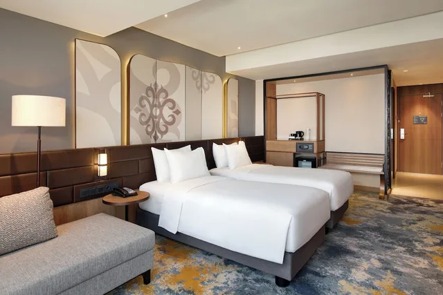 غرفة ديلوكس بسريرين منفصلين، Mercure Pangkalan Bun 2/3