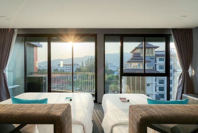 Studio, Suite, Triple, 1 Queen and 1 Single Bed, Cross Vibe Chiang Mai Decem 9/10