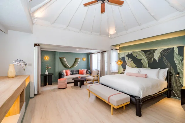 غرفة ديلوكس بسرير كينج بإطلالة على الحديقة، Supatra Hua Hin Resort 2/4