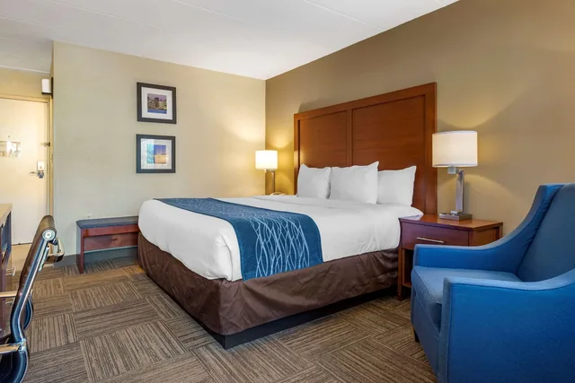غرفة قياسية بسرير كينج بشرفة، Comfort Inn Edgewater on Hudson River 3/10