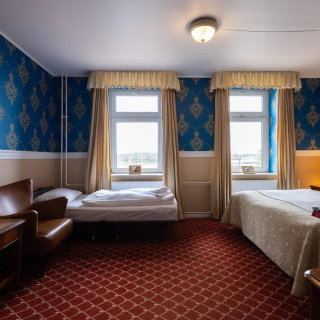 غرفة بسرير مزدوج أو سريرين منفصلين مع سرير إضافي، Milling Hotel Plaza 5/10