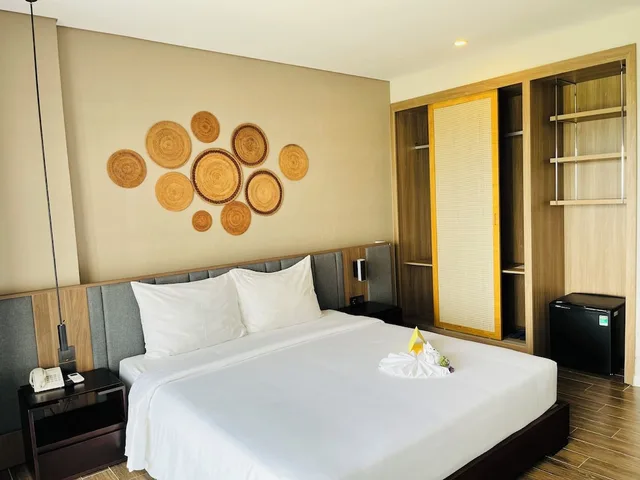 غرفة ديلوكس بسرير مزدوج أو سريرين منفصلين بإطلالة على البحر بشرفة، Sonaga Beach Resort & Villas Phu Quoc 9/10