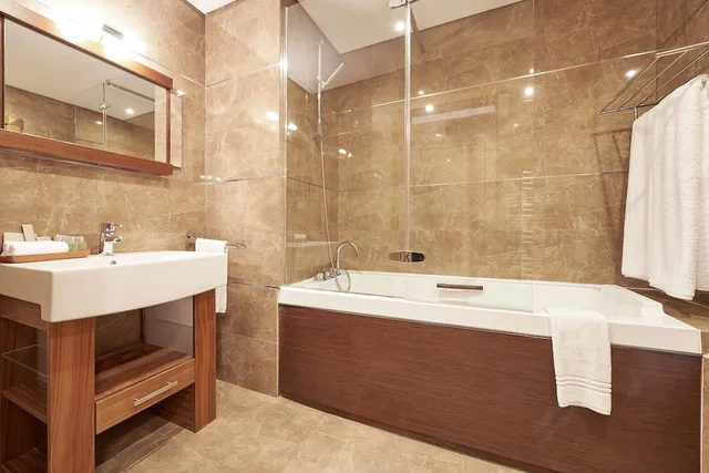 شقة بسرير كينج بإطلالة على المسبح بغرفة نوم واحدة، Cascade Wellness Resort 8/8
