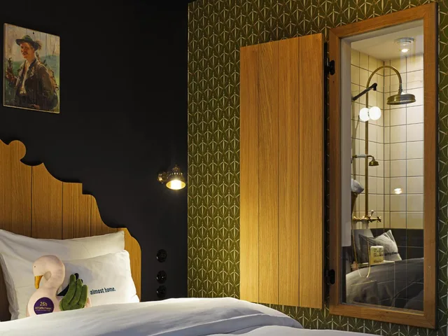 غرفة بسرير كينج، 25hours Hotel The Royal Bavarian 4/9