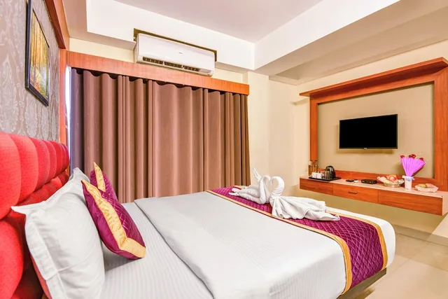 غرفة تنفيذية ثلاثية بسرير كوين وسرير فردي، Mount Amara Hotel and Spa 4/7