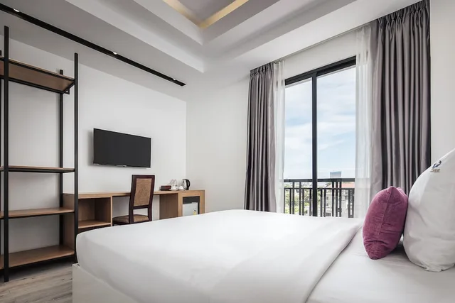 غرفة ديلوكس بسرير كوين، KING GRAND BOUTIQUE HOTEL 3/10