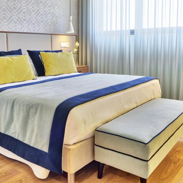 غرفة بسرير مزدوج أو سريرين منفصلين، Hotel Cinquentenario & Conference Center 4/7