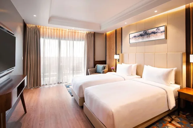 غرفة ديلوكس بسريرين منفصلين بشرفة، Radisson Blu Resort Dharamshala 4/10