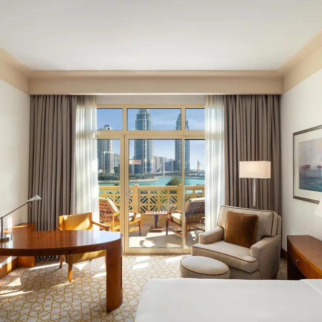 غرفة بسرير فردي بإطلالة، Grand Hyatt Doha Hotel and Villas 4/6