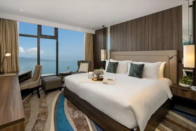 غرفة بسرير كينج بإطلالة على البحر، Minh Toan Safi Ocean Hotel 3/10