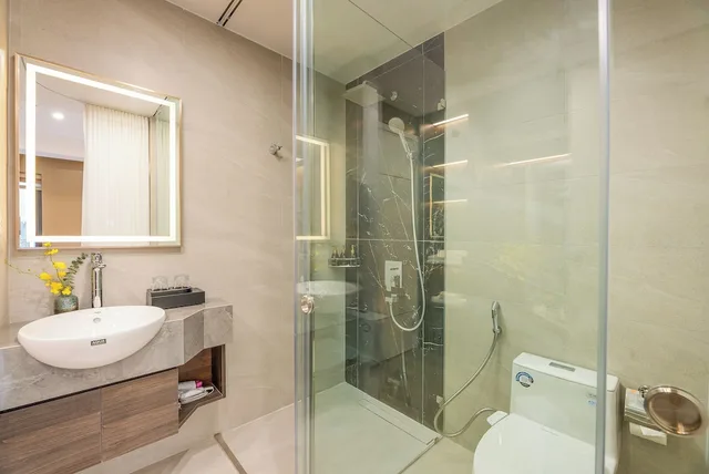 غرفة تنفيذية بسريرين منفصلين بإطلالة على المدينة، Gilson Hanoi Hotel 4/4
