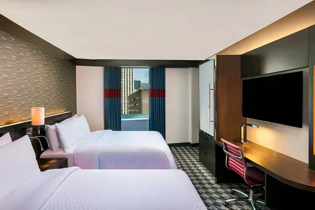 غرفة بسريرين مزدوجين، Four Points By Sheraton New York Downtown 12/15