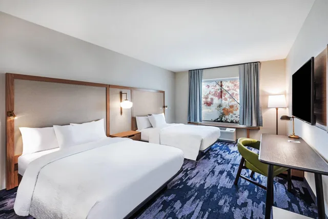 room, 2 queen beds, Fairfield Inn & Suites by Marriott Aberdeen 8/12