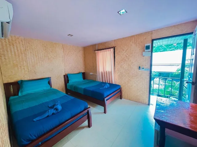 بنغل بسريرين منفصلين بإطلالة على الحديقة، View Garden Resort 1/5