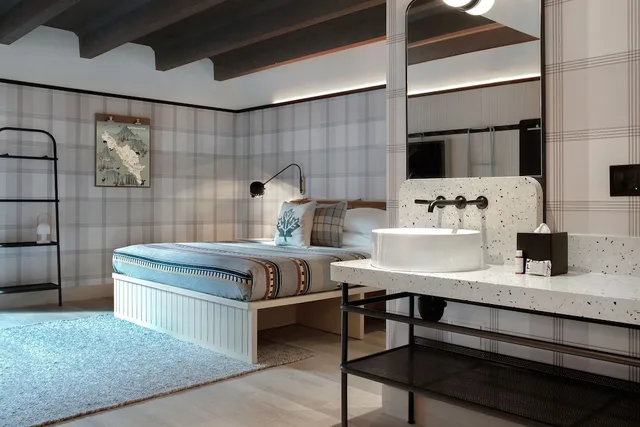 Suite, Twin Beds, Moxy Banff 4/5