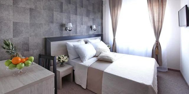 غرفة اقتصادية بسرير كوين، Garni Hotel Vozarev 3/6