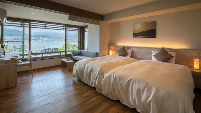 Style, Ocean, Superior, Twin Beds, Ocean View، Hotel Miyajima Villa 1/1