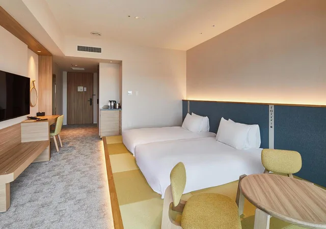 غرفة ديلوكس بإطلالة على البحر بأرضية تاتامي، HOTEL AlaCOOJU OKINAWA 3/5