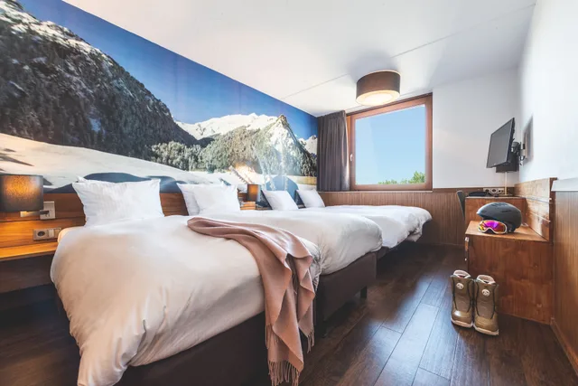 غرفة كومفورت بسريرين منفصلين، Hotel SnowWorld Landgraaf 4/6
