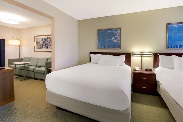 استوديو بسريرين كوين مع أريكة، SpringHill Suites Pittsburgh Washington 1/6