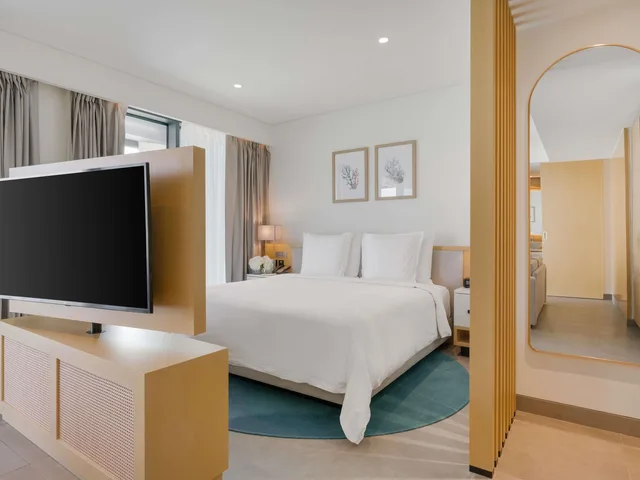 جناح بإطلالة على البحر، Movenpick Resort Al Marjan Island 3/7