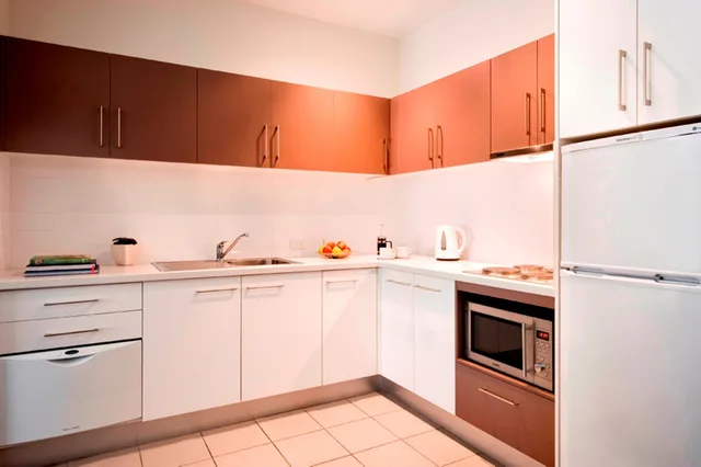 شقة تنفيذية بسريرين كوين بشرفة بـ3 غرف نوم، Miller Apartments Adelaide 4/4