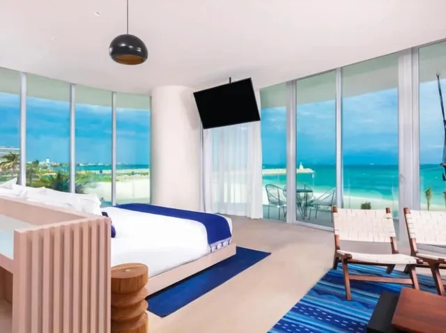 1 Bedroom, Premier, Suite, King Bed, Ocean Front، SLS Cancun 5/10