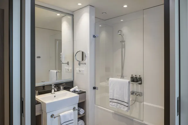 جناح جونيور بسرير مزدوج وسرير فردي، MELIA FRANKFURT CITY 10/10
