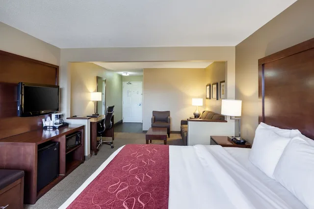 جناح بسرير كينج مع أريكة لذوي الإعاقة، Comfort Suites Lincoln North 3/10