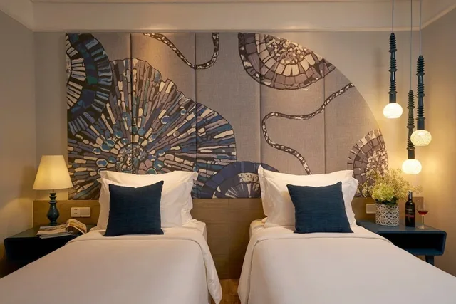 غرفة ديلوكس بسريرين منفصلين، Sofiana My Khe Hotel Spa 2/4