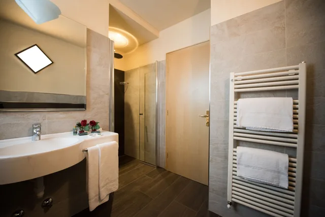 غرفة سوبيريور ثلاثية بسرير كينج وسرير فردي بإطلالة على الجبل، Francesin Hotel 5/6