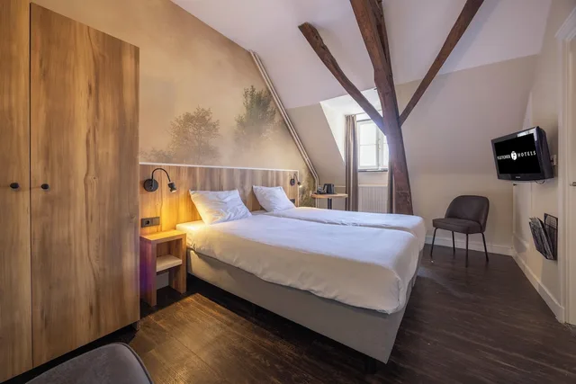 غرفة قياسية بسريرين منفصلين، Fletcher Hotel-Restaurant La Ville Blanche 2/5