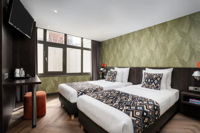 غرفة بسريرين منفصلين، Hotel Damsquare 10/16