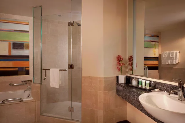 غرفة غراند بسرير كينج بإطلالة على النهر، JW Marriott Hotel Grand Rapids 7/8
