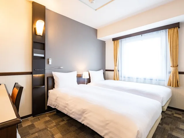 غرفة اقتصادية بسريرين منفصلين، Toyoko Inn Chubu International Airport No.2 2/4