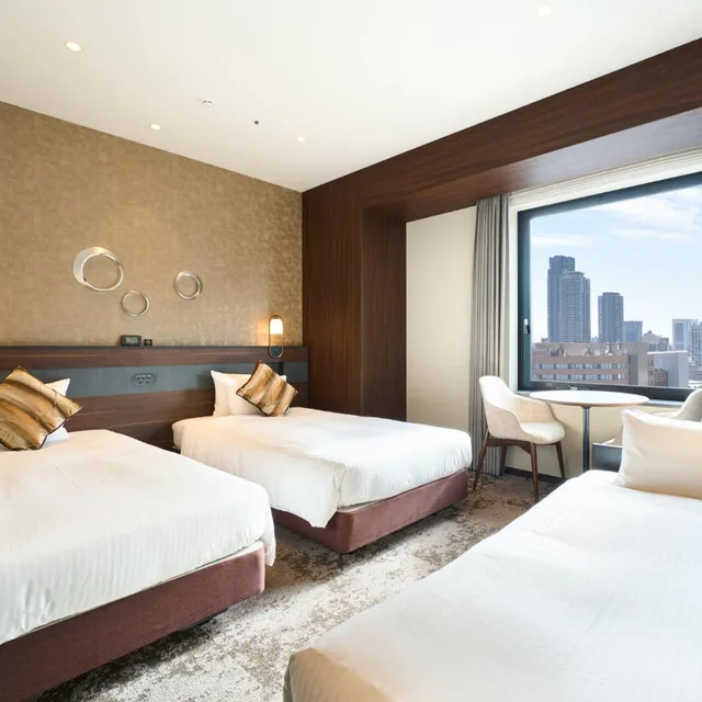 غرفة سوبيريور ثلاثية مع دخول الصالة، HOTEL ELCIENT OSAKA 2/3
