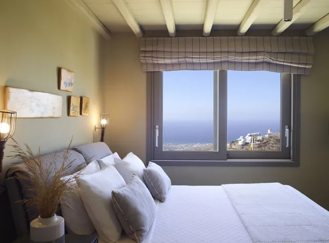 جناح جونيور بسرير فردي بإطلالة على البحر، Aeolis Tinos Suites 4/10