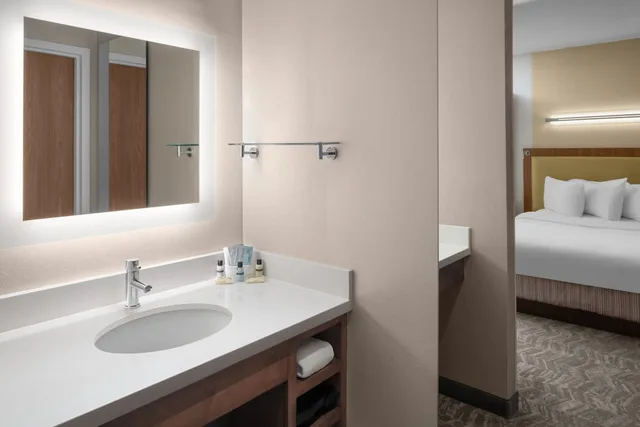 استوديو بسرير كينج مع سرير سحّاب إضافي لذوي الإعاقة، Springhill Suites Pittsburgh Southside Works 1/5