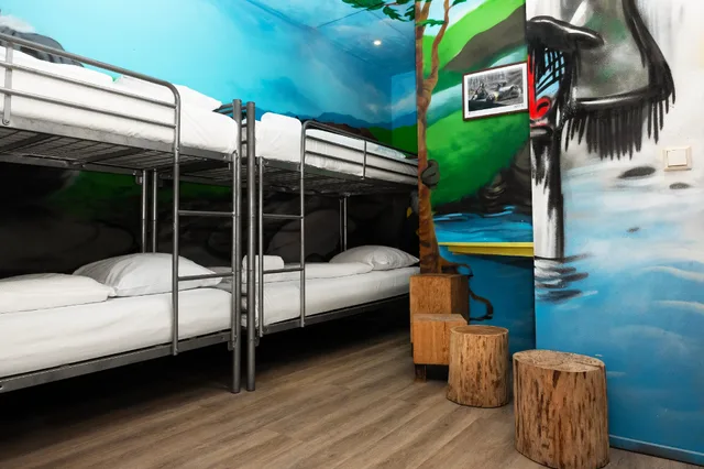 غرفة عائلية بأسرّة بطابقين بحمام خاص، Amsterdam Teleport Hotel 2/2