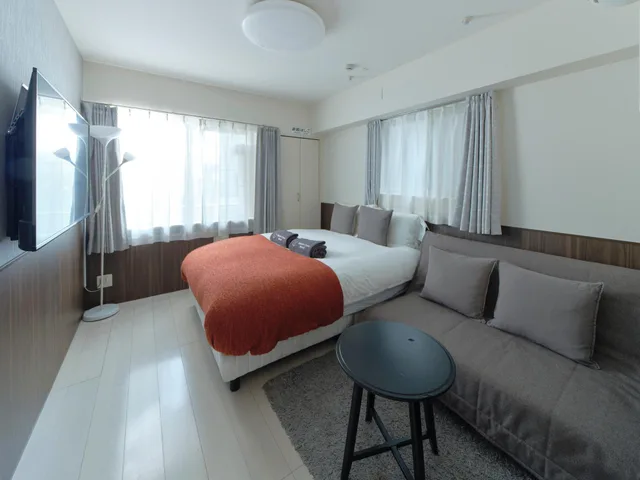 غرفة بسرير مزدوج مع أريكة، Sakura Cross Hotel Iriya 1/1