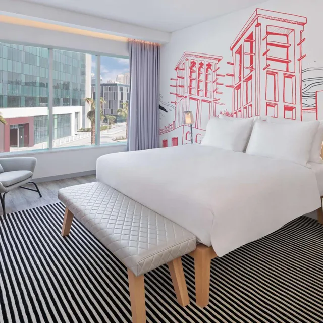 شقة بغرفتي نوم، Radisson Red Dubai Silicon Oasis 4/9