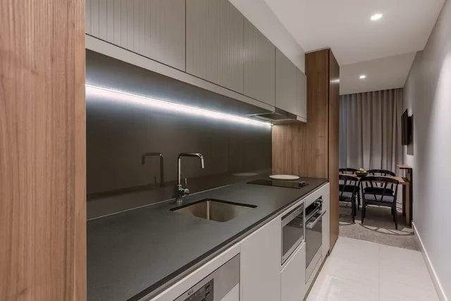 شقة بسرير كينج بغرفة نوم واحدة بإطلالة، Adina Apartment Hotel Melbourne Southbank 5/6